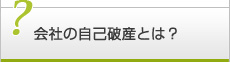 会社の自己破産・会社倒産とは？